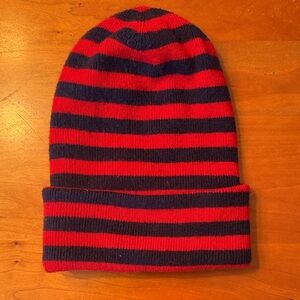 Crewcuts Striped Red and Navy Kids Beanie